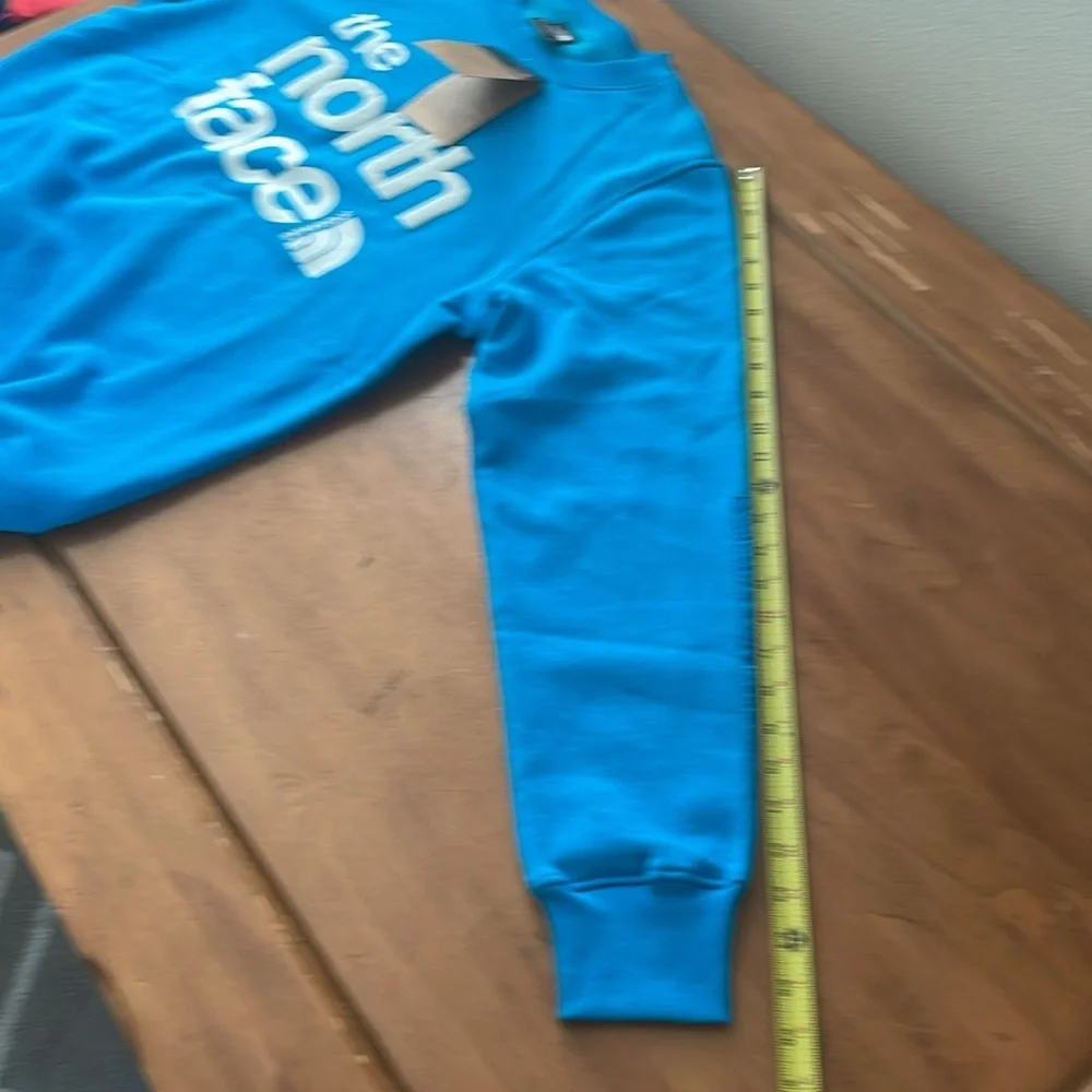 The North Face Blue Crewneck Vibrant Style Size Small